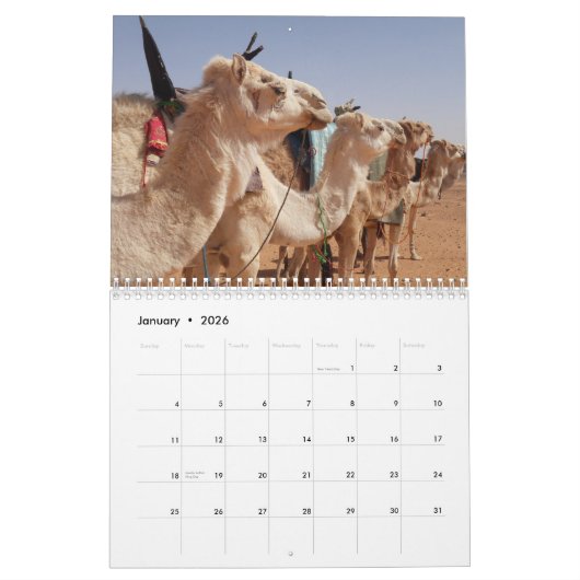 Camel Calendar Kalender (Jan 2026)