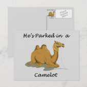 Camel Camelot Humor Briefkaart (Voorkant / Achterkant)