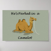 Camel Camelot Humor Poster (Voorkant)