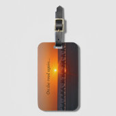 Camel Caravan Bagagelabel met Visitekaartje Slot (Voorkant (verticaal))