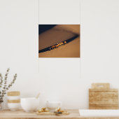 Camel caravan op de woestijn, Dunhuang, Gansu Poster (Keuken)