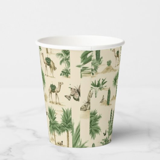 Camel Caravan Paper Cup Papieren Bekers (Rechts)