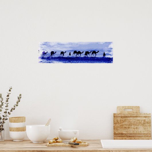 Camel Caravan Poster (Keuken)
