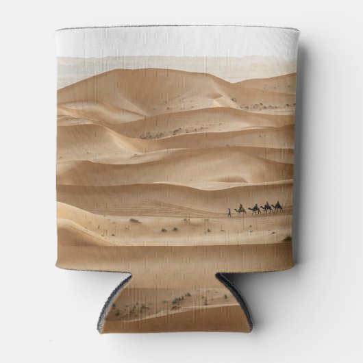 Camel caravan, Sahara zonsondergang, Marokko Blikjeskoeler (Voorkant)