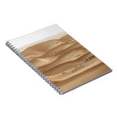 Camel caravan, Sahara zonsondergang, Marokko Notitieboek (Rechterzijde)