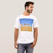 Camel caravan, Thar Desert, India T-shirt (Voorkant volledig)