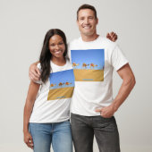 Camel caravan, Thar Desert, India T-shirt (Unisex)