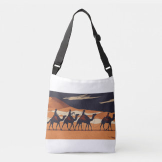 Camel Caravans in de woestijn, Canvas tas