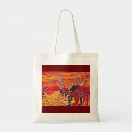 Camel Carnival Grocery Bag Tote Bag (Voorkant)