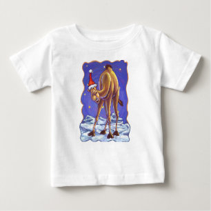 Camel Christmas Baby T-shirt