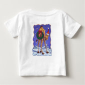 Camel Christmas Baby T-shirt (Achterkant)