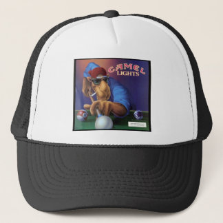 Camel Class: Het ultieme zwarte snooker Pet" Trucker Pet