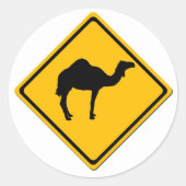 Camel Crossing Sticker (Voorkant)