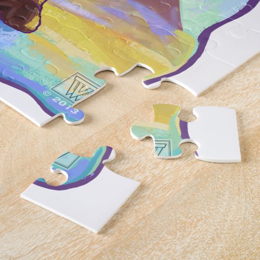 Camel Custom Party-activiteit Legpuzzel (Zijkant)