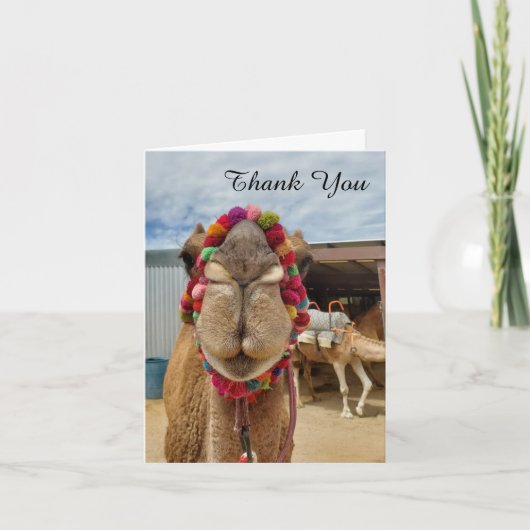 Camel Cuteness Bedankt voor je briefkaart (Voorkant)