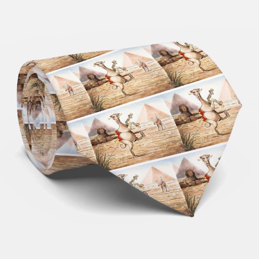 Camel Dance Stropdas (Opgerold)