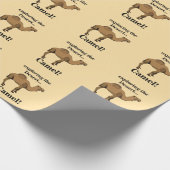 Camel Desert Animal Funny Cadeaupapier (Hoek)