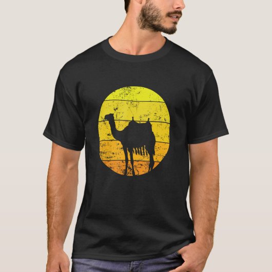 Camel Desert Dromedary Humps Animal 1 T-shirt (Voorkant)