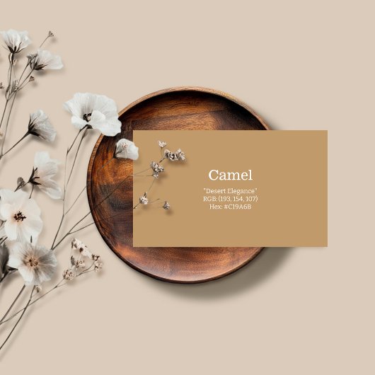 Camel | "Desert Elegance" Visitekaartje
