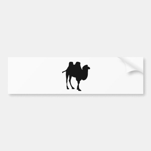 Camel Desert Horse Hump Mammal Bumpersticker (Voorkant)
