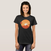 Camel Desert Sunset  Oasis Morocco T-shirt (Voorkant volledig)