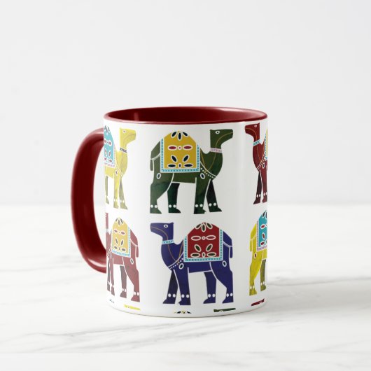 Camel Design on Mok - alle stijlen (Voorkant links)