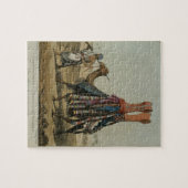 Camel die een Bride naar haar man stuurt, gegravee Legpuzzel (Horizontaal)