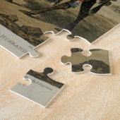 Camel die een Bride naar haar man stuurt, gegravee Legpuzzel (Zijkant)