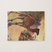 Camel door Louis Sargent, wilde dieren Legpuzzel (Horizontaal)