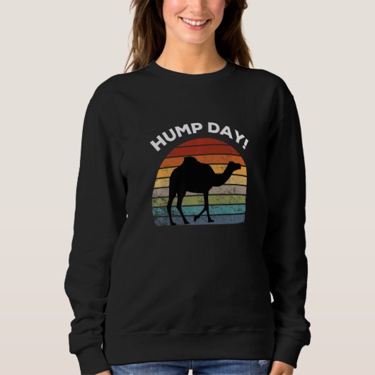 Camel Dromedary Camel zijn Hump Day Retro Trui (Voorkant)