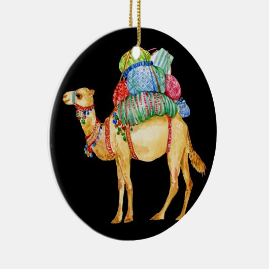 Camel Dromedary Keramisch Ornament (Rechts)