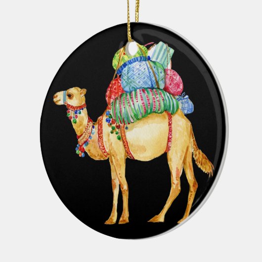 Camel Dromedary Keramisch Ornament (Links)