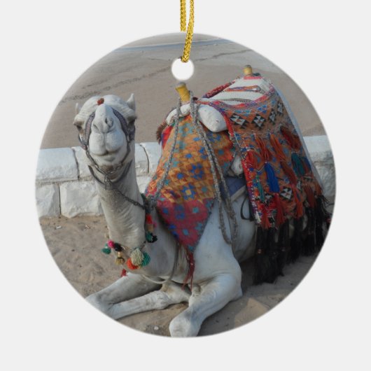 Camel Egypte Keramisch Ornament (Voorkant)