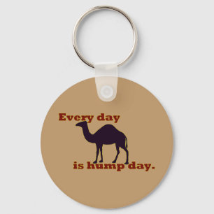Camel "Elke dag is Hump Day" Sleutelhanger