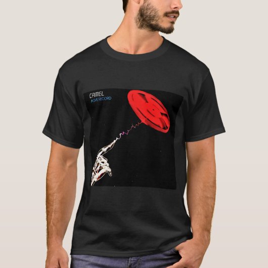 Camel - Engelse Progressieve Rockband - Een Live R T-shirt (Voorkant)