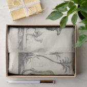 Camel Ephemera Decoupage Franse script Tissuepapier (Geschenk)