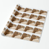 Camel face cadeaupapier (Uitgerold)