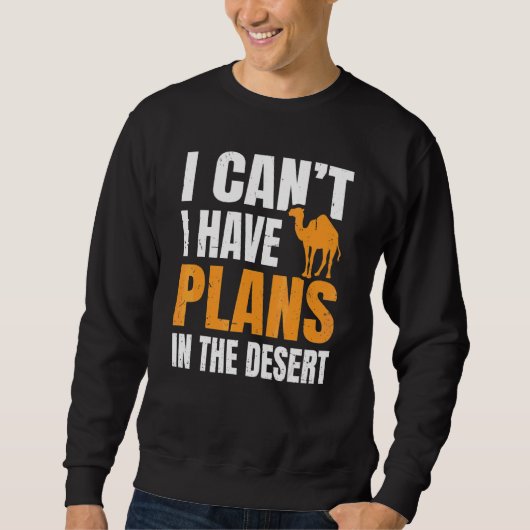 Camel Fan Quote voor een dromeary Trui (Voorkant)