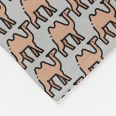 Camel Fleece Deken (Hoek)