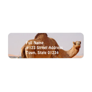 Camel for Arabs Return Address Label
