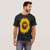 Camel  For Women Men Calf Animal Sunflower T-shirt (Voorkant volledig)