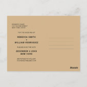 Camel Foto Bruiloft Save the Date Uitnodiging (Achterkant)