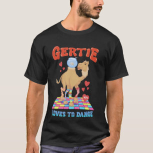 Camel Gertie houdt van dansen T-shirt