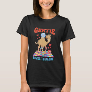 Camel Gertie houdt van dansen T-shirt
