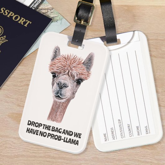 Camel Gezegde Quirky Animal Funny Quote Bagagelabel