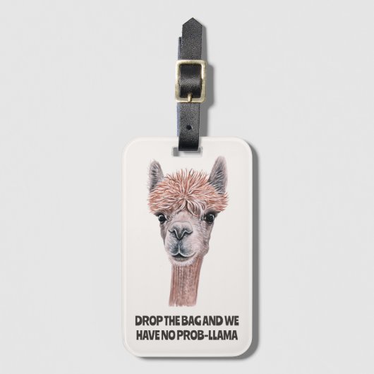 Camel Gezegde Quirky Animal Funny Quote Bagagelabel (Voorkant (verticaal))