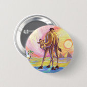 Camel Gifts & Accessoires Ronde Button 5,7 Cm (Voorkant /achterkant)