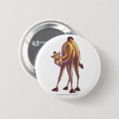 Camel Gifts & Accessoires Ronde Button 5,7 Cm (Voorkant /achterkant)