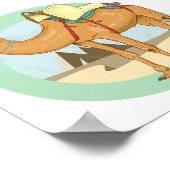 Camel Giza Pyramids Poster (Hoek)