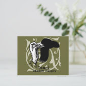 Camel Hand Puppet Shadow Games Briefkaart (Staand voorkant)
